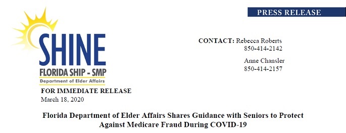 Covid 19 press release header